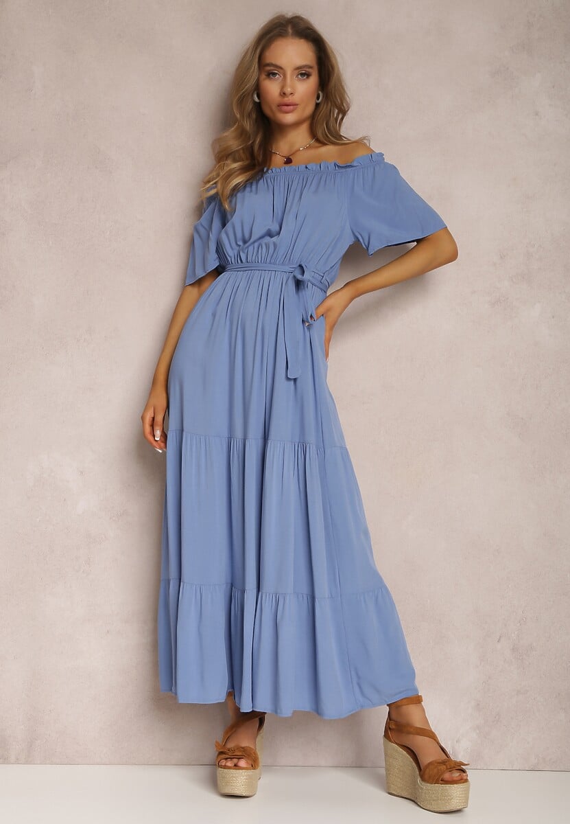 Niebieska  Sukienka Amiphiphae