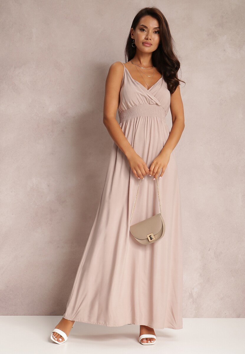 Beżowa Sukienka Sterinig