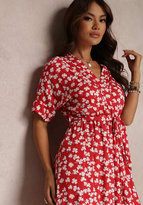 Czerwona Sukienka Euphice