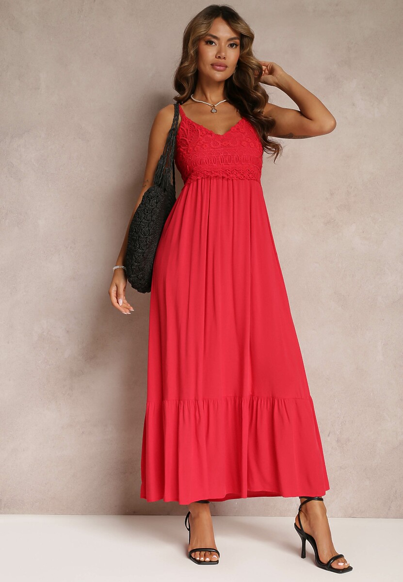 Czerwona Sukienka Chryazire