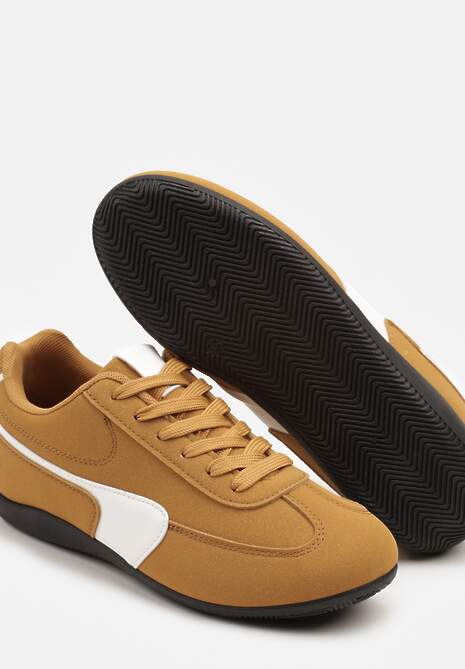 Jasnobrązowe Sneakersy Typu Klasyczne Tenisówki Zelritia