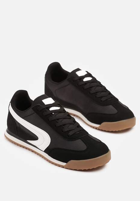 Czarne Basicowe Sneakersy Ellimira