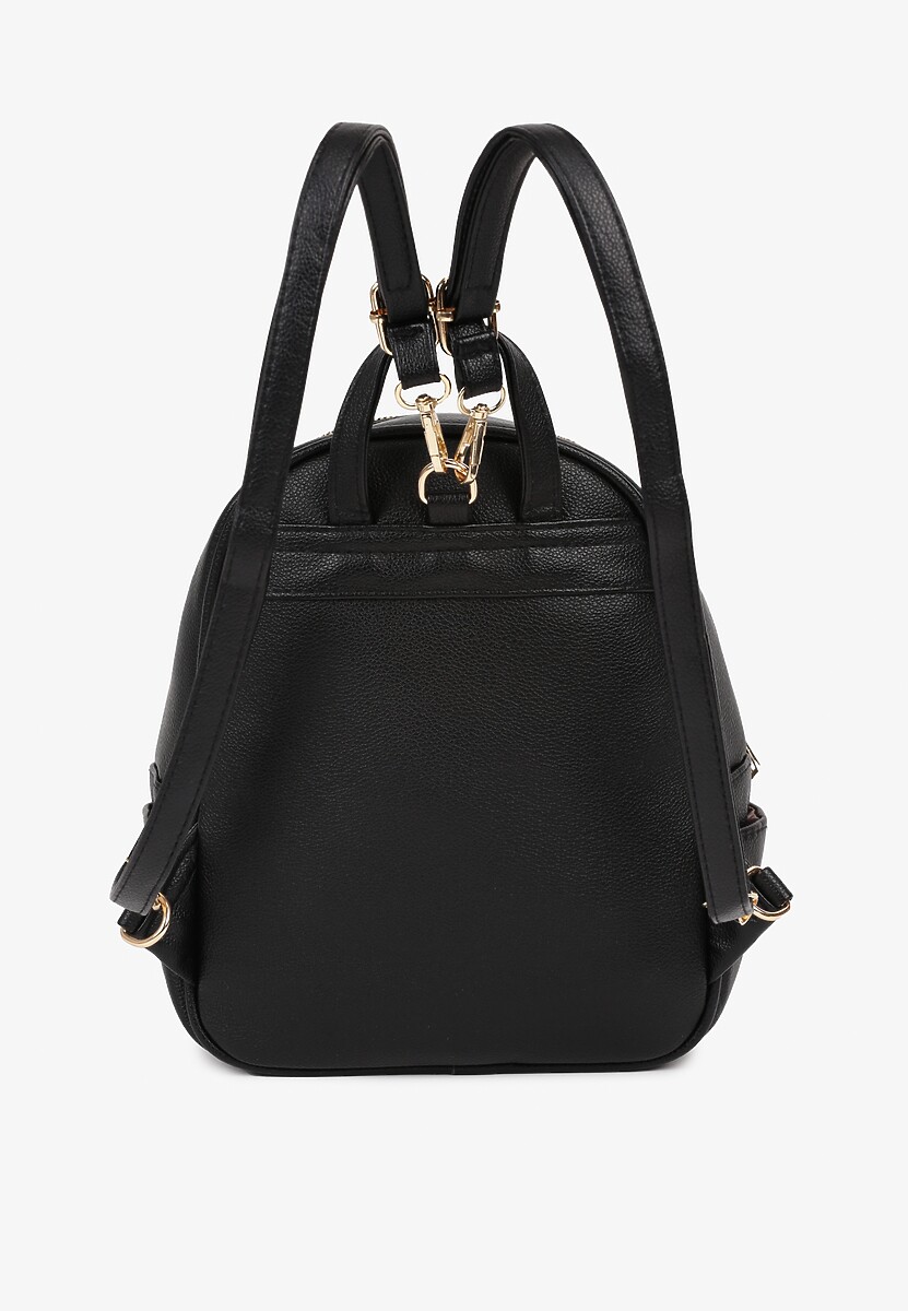 Czarny Miejski Plecak z Szelkami z Możliwością Odpięcia Milessa