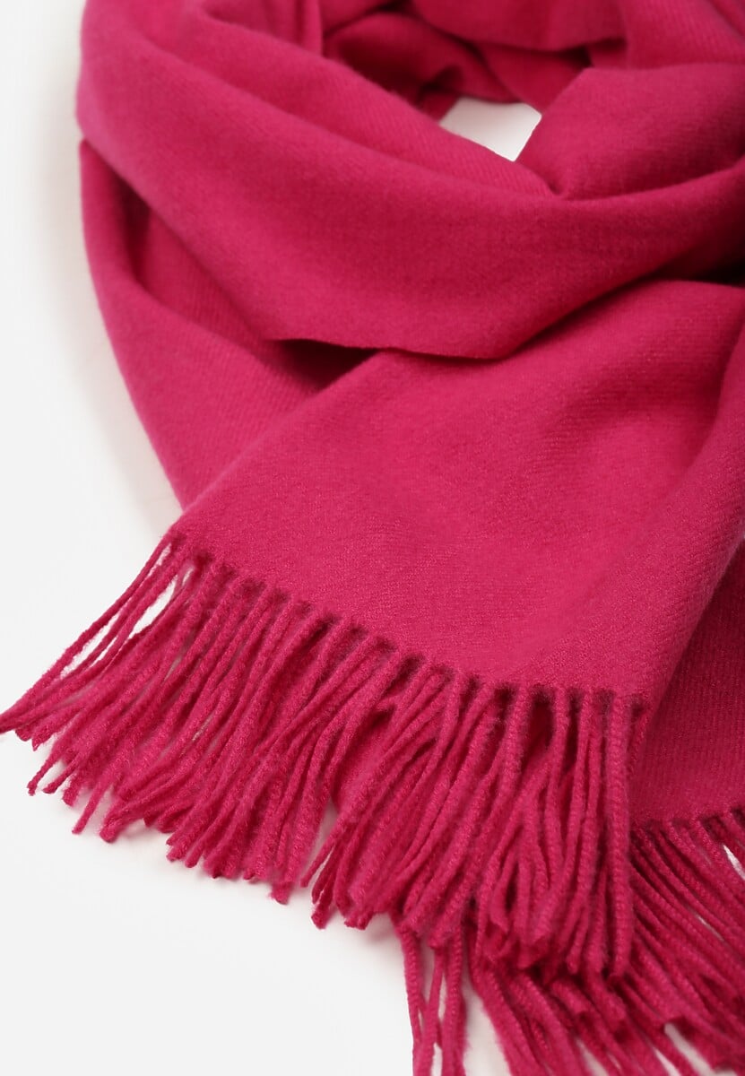 Fuksjowy Szalik z Wiskozą Bawełną i Frędzlami Siathlin