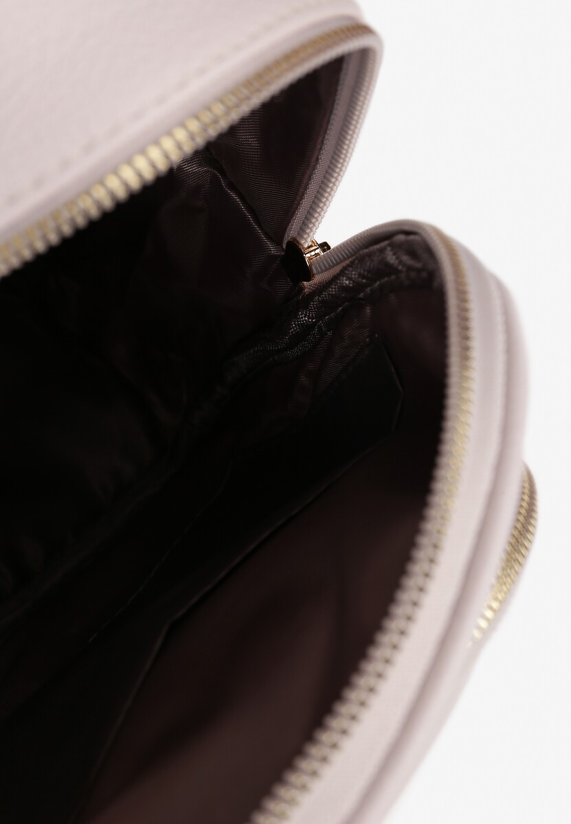 Szary Plecak na Ramiączkach z Regulacją Wykończony Suwakami Nelsey