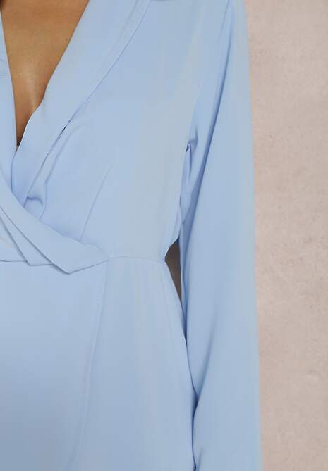 Niebieska Sukienka Periope