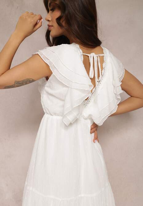 Biała Sukienka Iriope