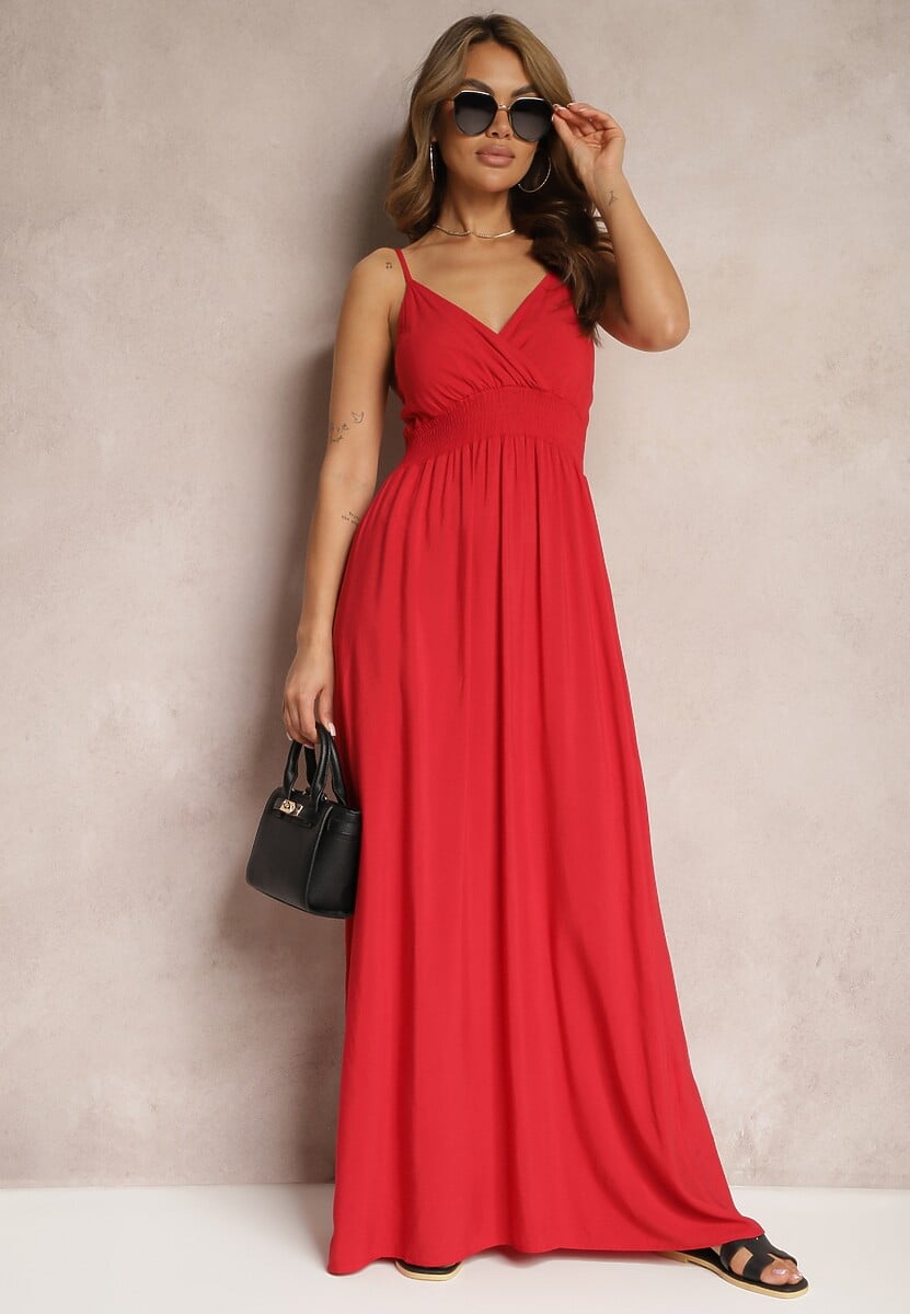 Bordowa Sukienka Sterinig