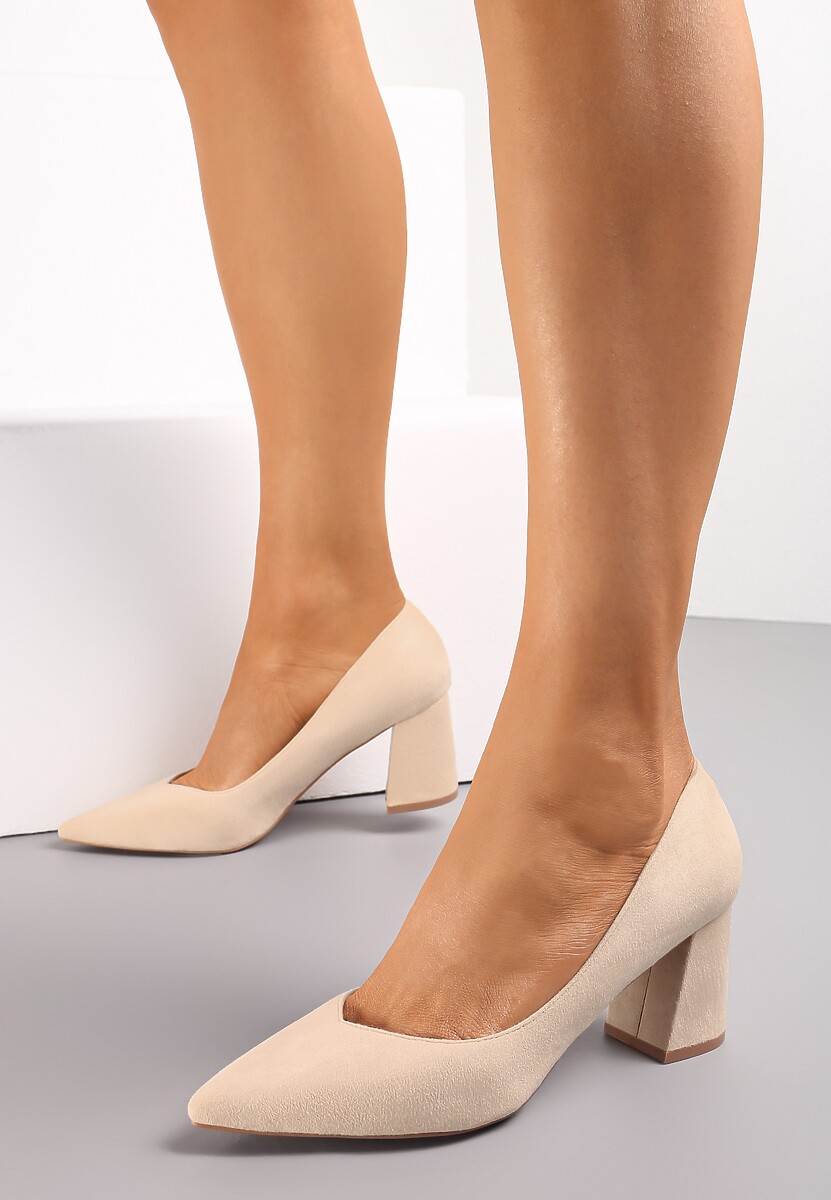 Beżowe Czółenka Aqiamare