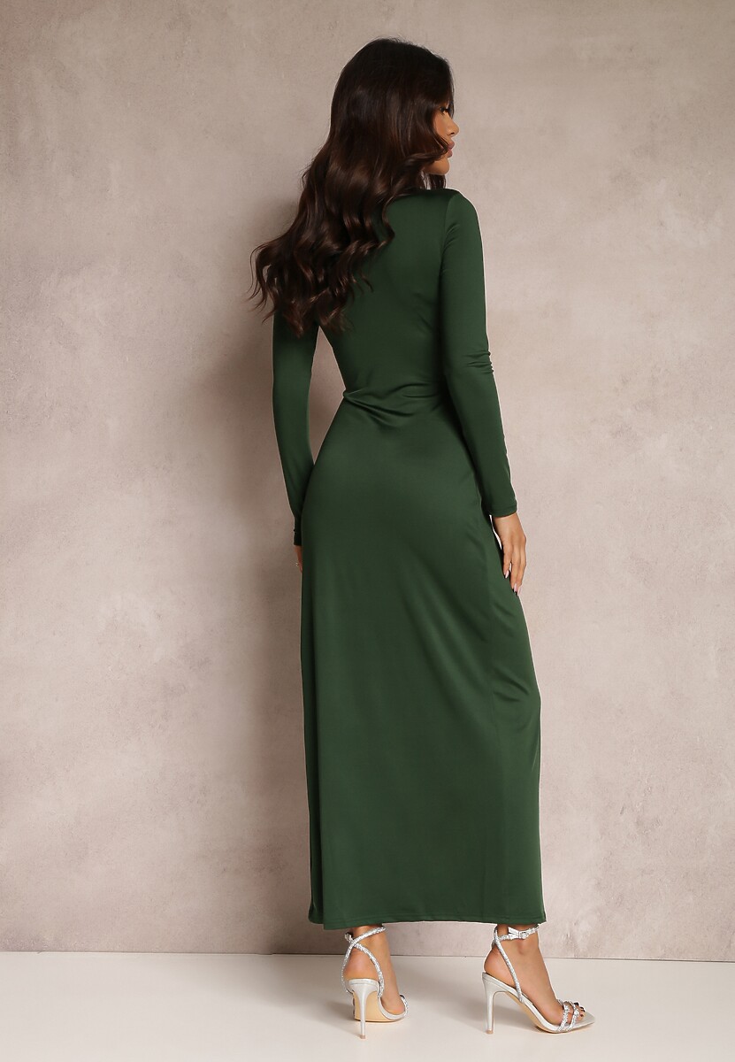 Ciemnozielona Sukienka Agathelle