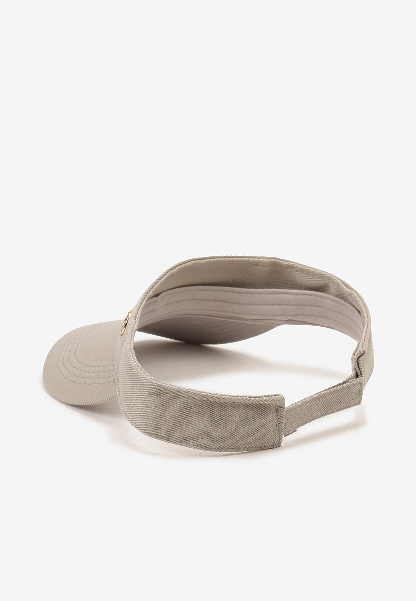 Szary Kapelusz Daszek na Rzep z Regulacją z Tyłu Chibii