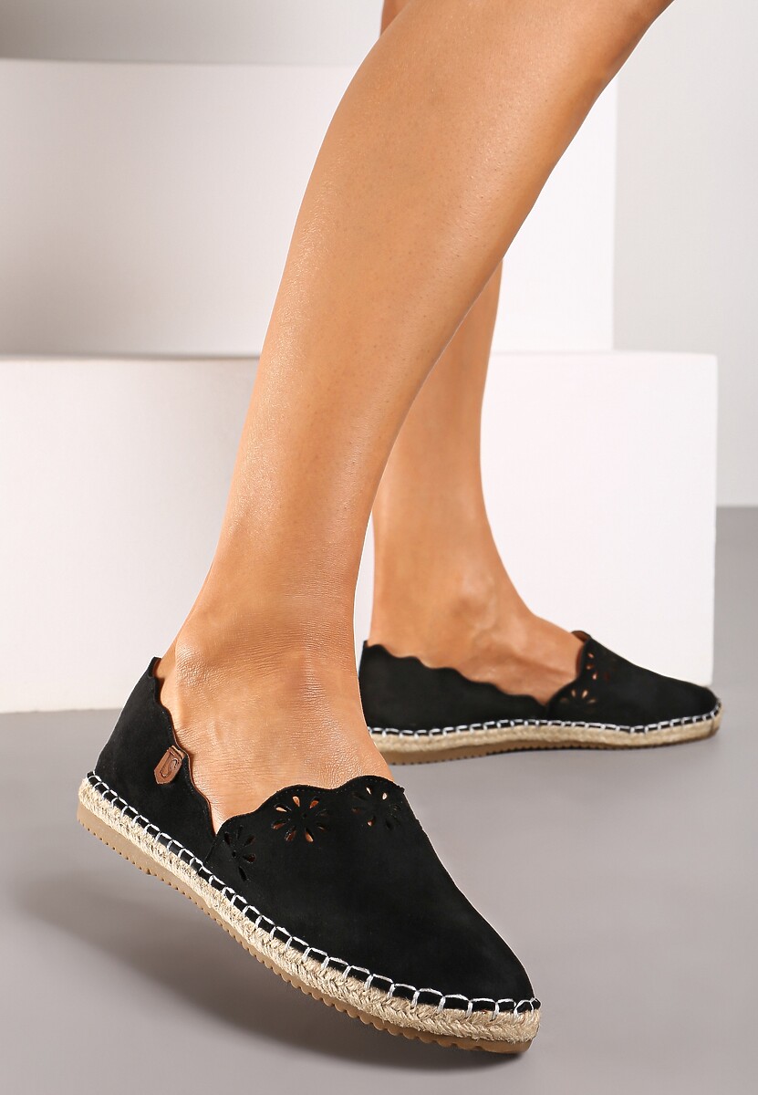 Czarne Espadryle Mooch