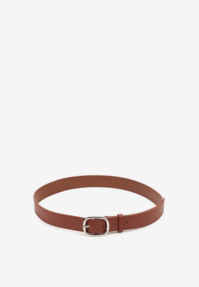 Brązowy Pasek Ozdobiony Zaokrągloną Klamrą Pumea