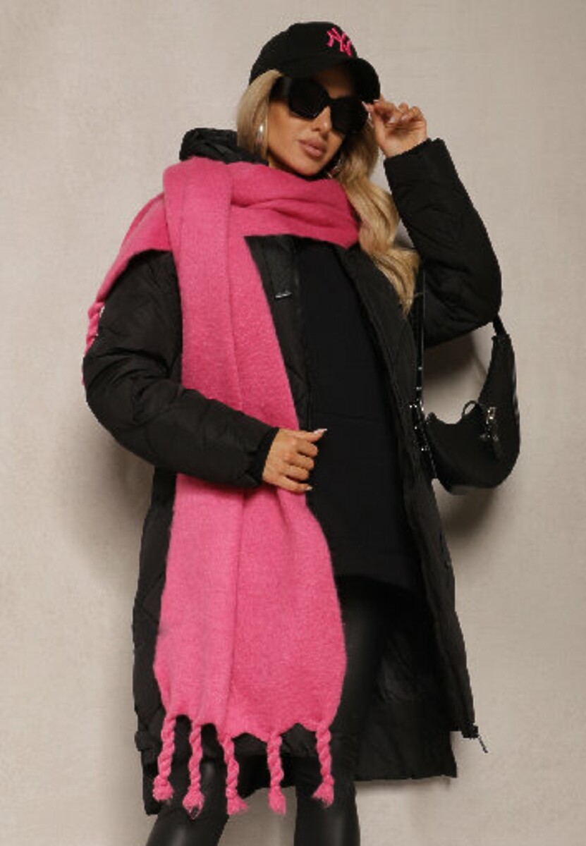 Fuksjowy Szalik z Frędzlami Nomiyana