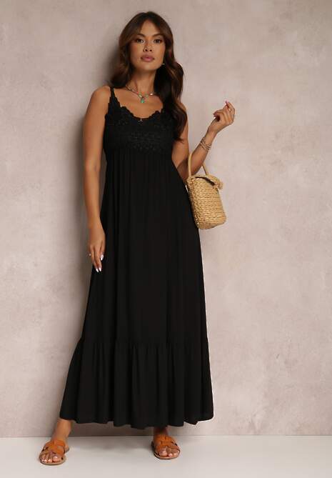 Czarna Sukienka Chryazire