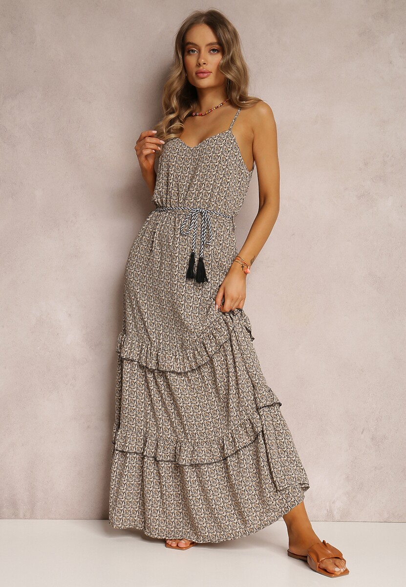 Ciemnozielona Sukienka Ailbhe