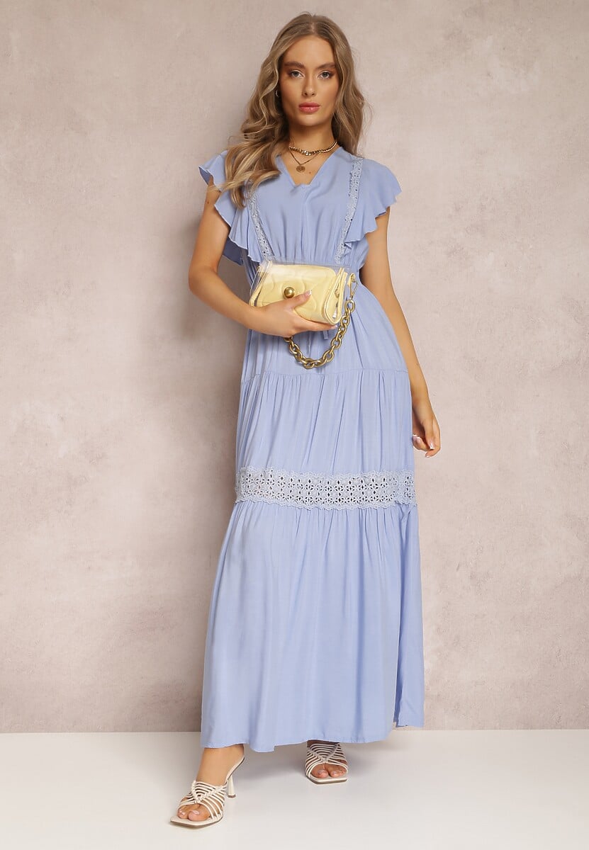 Niebieska Sukienka Callamene