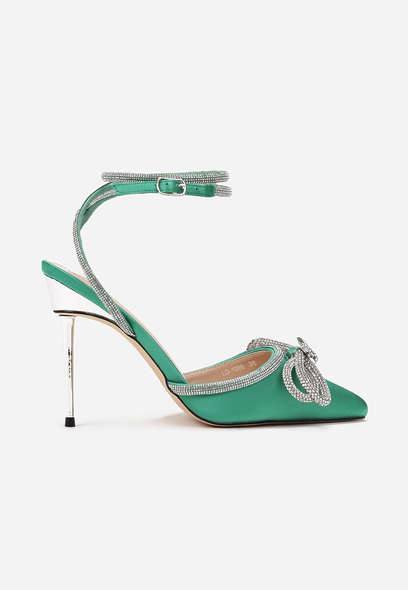 Zielone Sandały Oriphosise