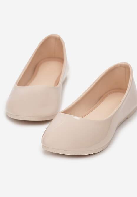Beżowe Balerinki Nysaxise