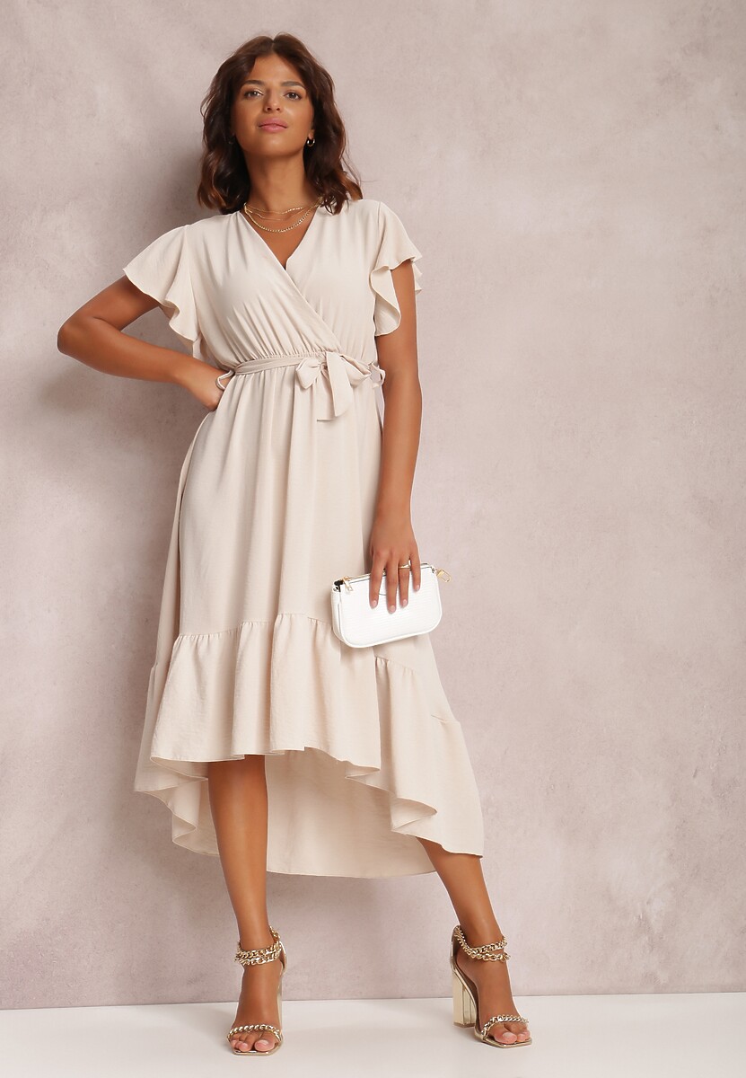 Jasnobeżowa Sukienka Nautirissa