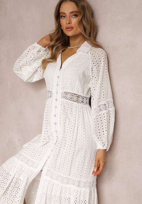 Biała Sukienka Kally