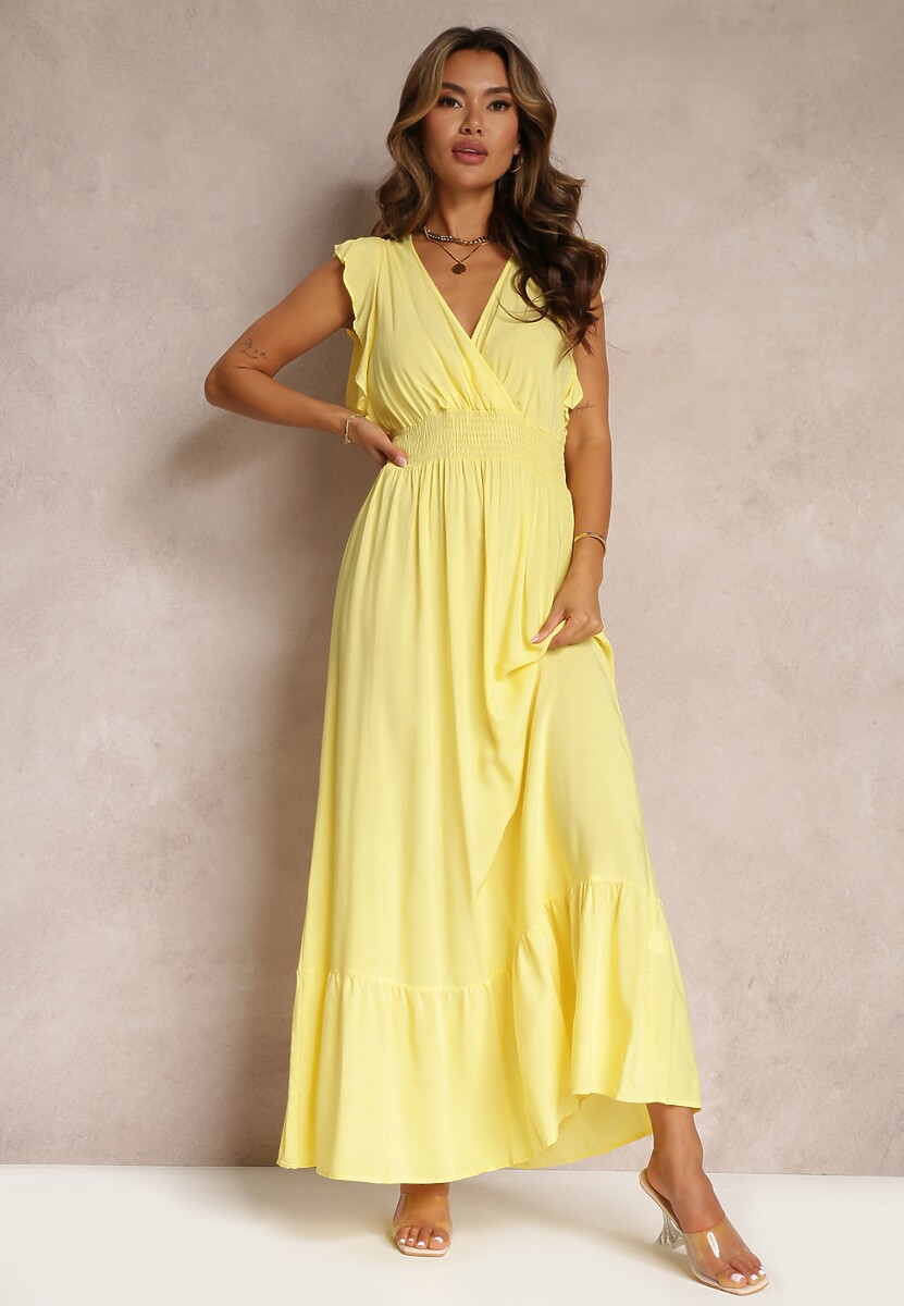 Pomarańczowa Sukienka Filades