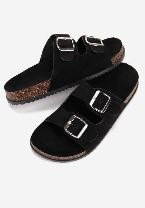 Czarne Klapki Dorinore