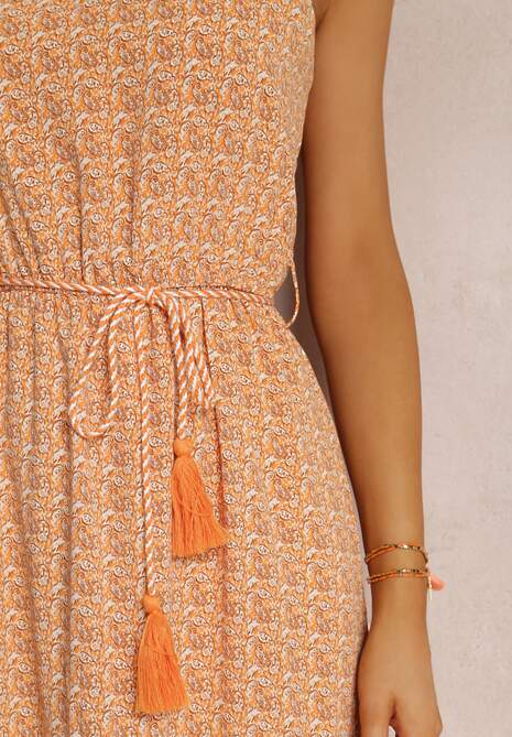 Pomarańczowa Sukienka Ailbhe