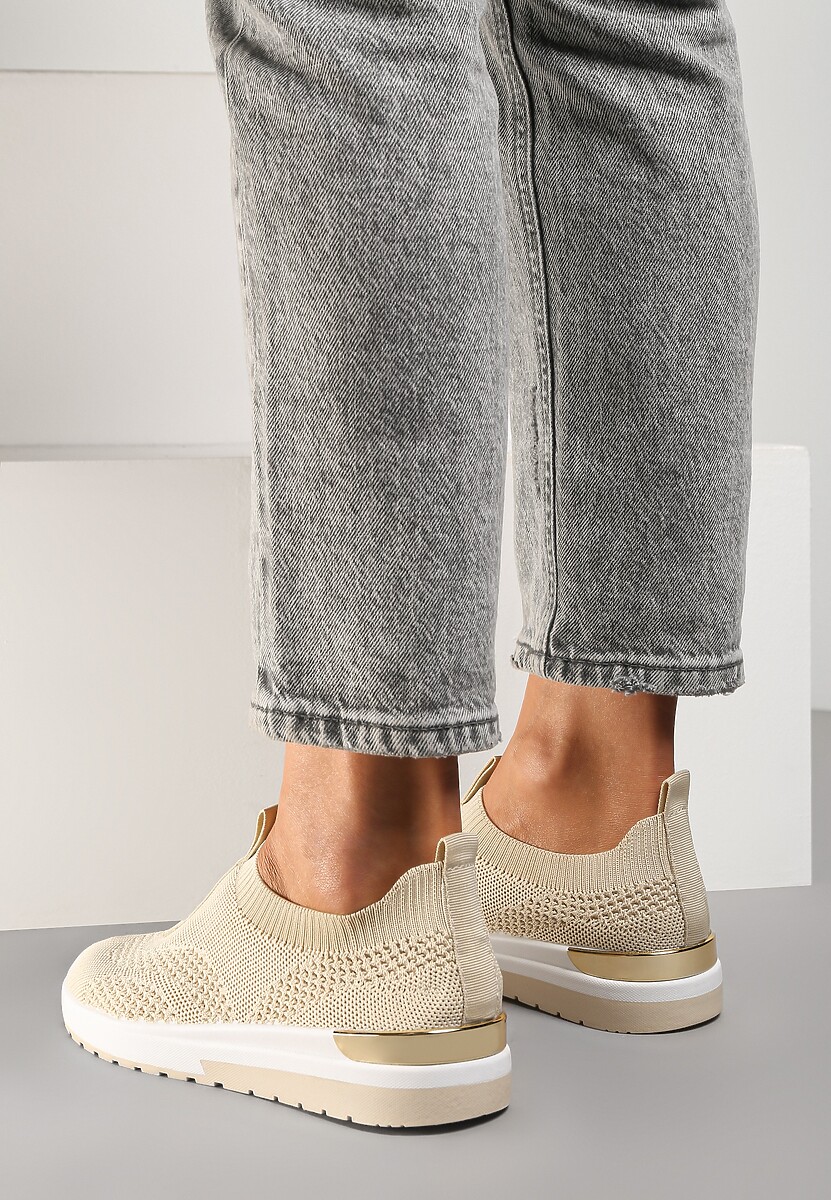 Jasnobeżowe Buty Sportowe Hypnerus