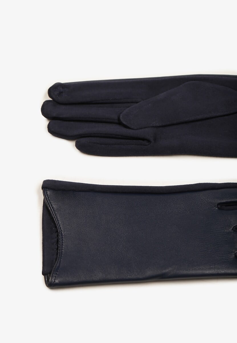 Niebieskie Rękawiczki w Klasycznym Stylu Frolila