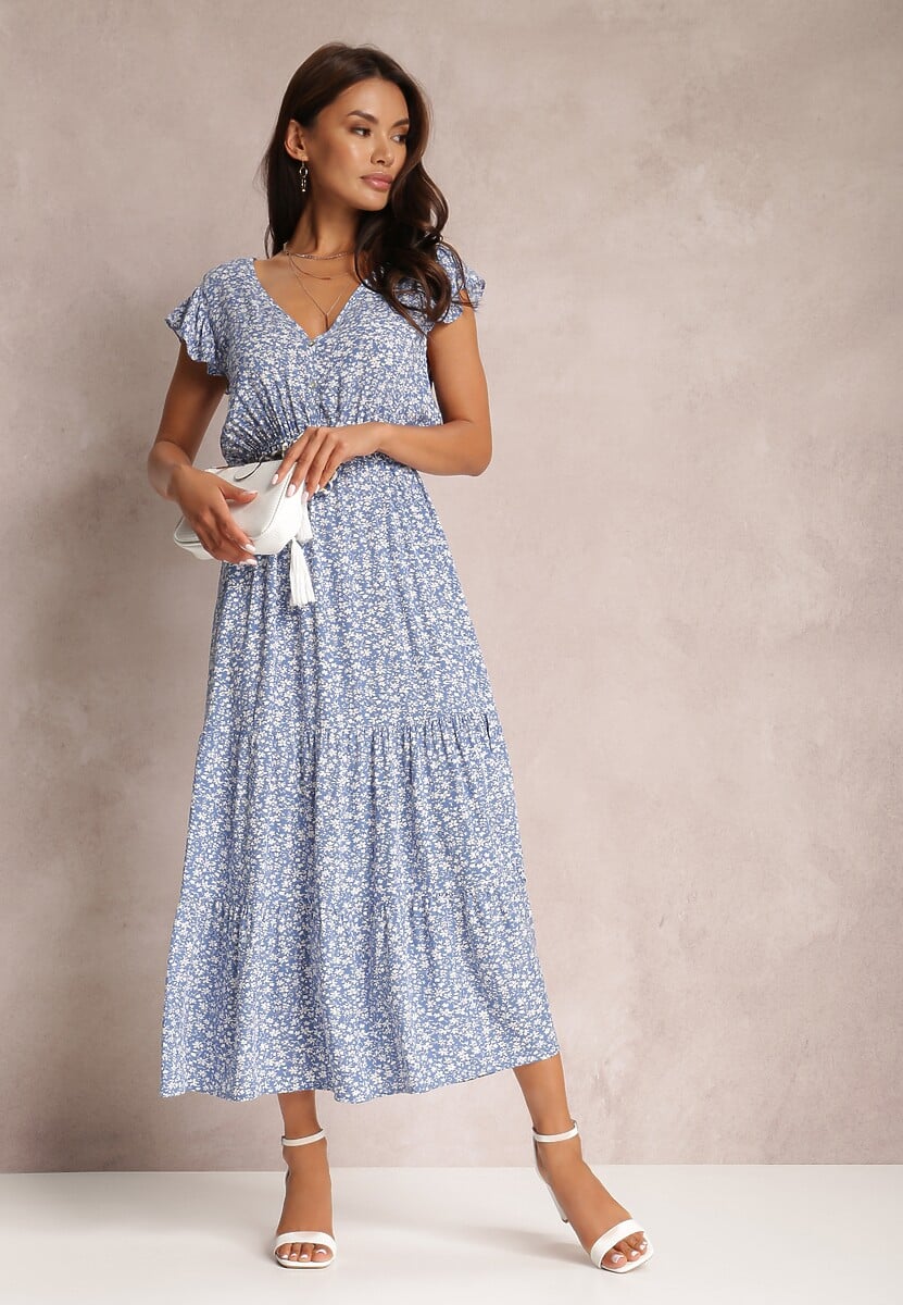 Niebieska Sukienka Tinuin