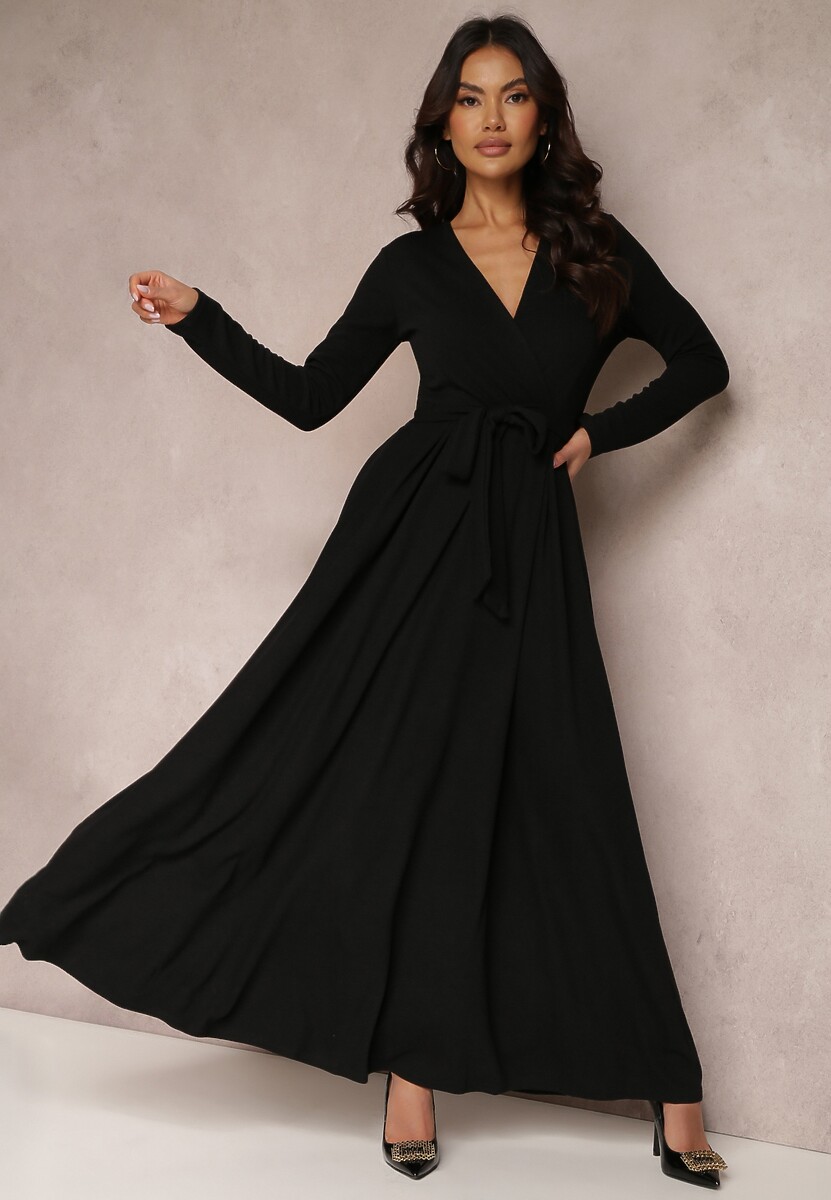 Czarna Sukienka Achina