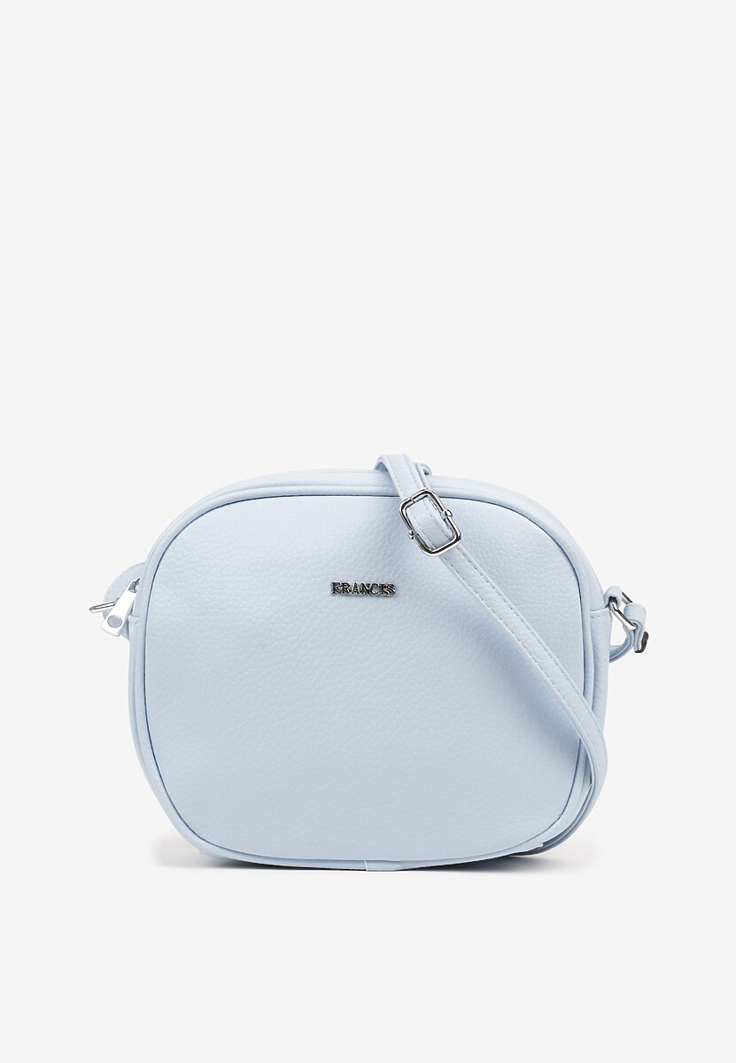 Jasnoniebieska Okrągła Torebka na Pasku z Kieszonkami Malireia
