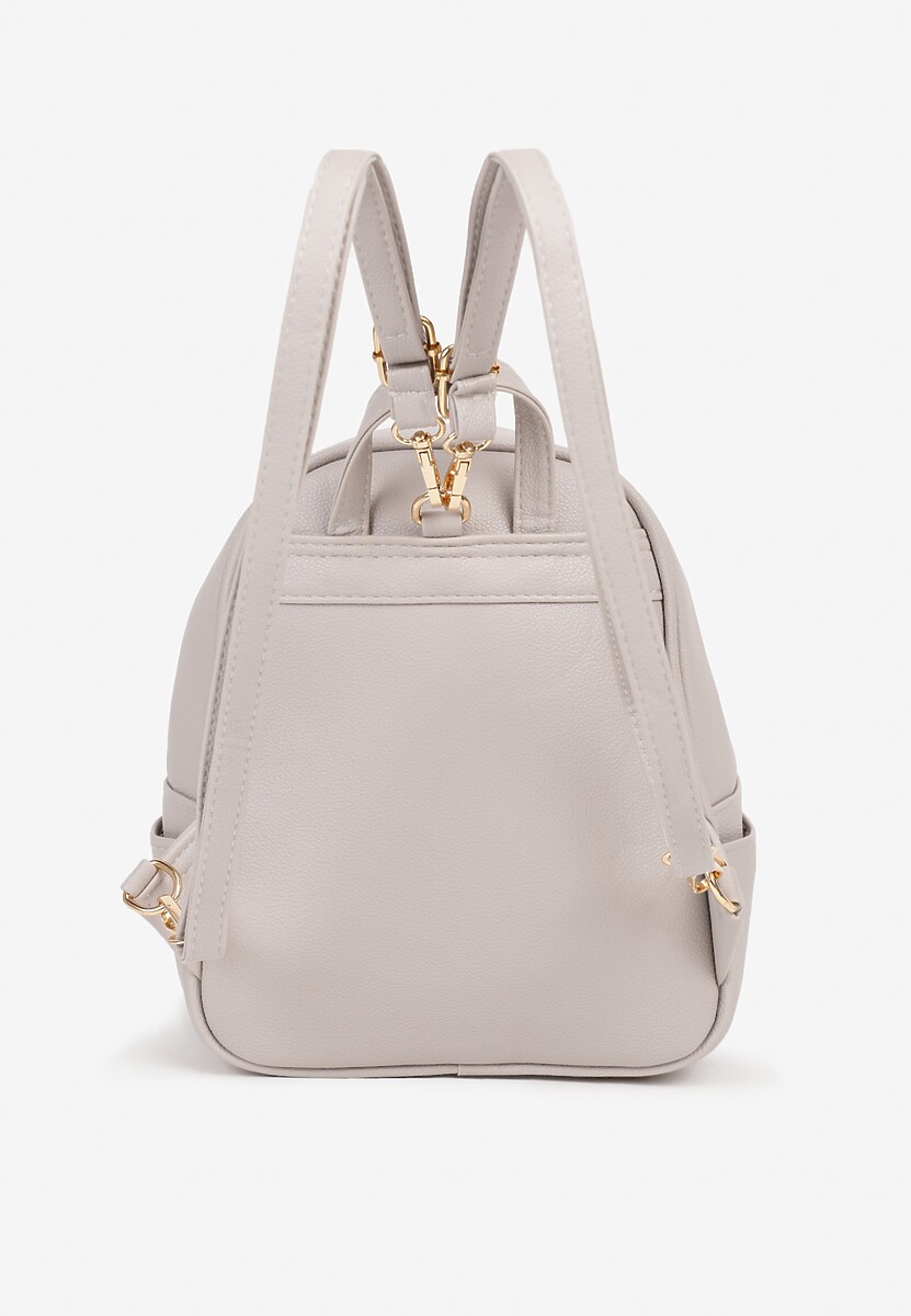 Jasnoszary Miejski Plecak z Szelkami z Możliwością Odpięcia Milessa