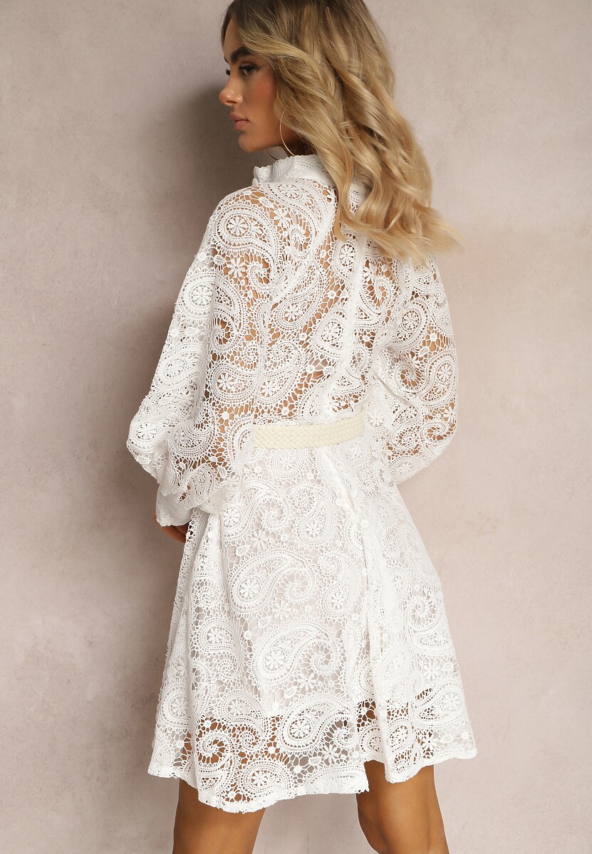 Biała Sukienka Melliopis