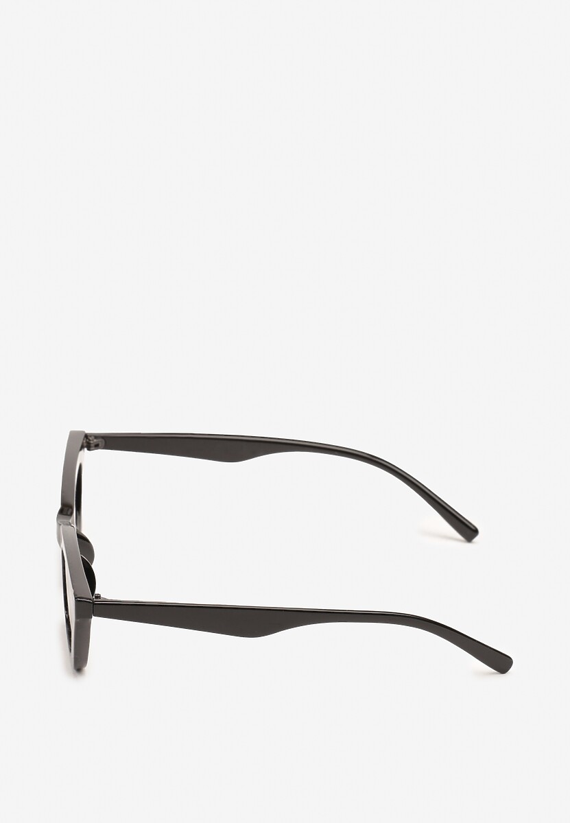 Czarne Okulary Przeciwsłoneczne w Typie Cat Eye z Filtrem UV Gleavelle