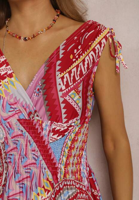 Bordowa Sukienka Dianano