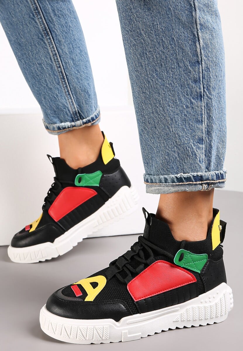Czarne Sneakersy Agathime