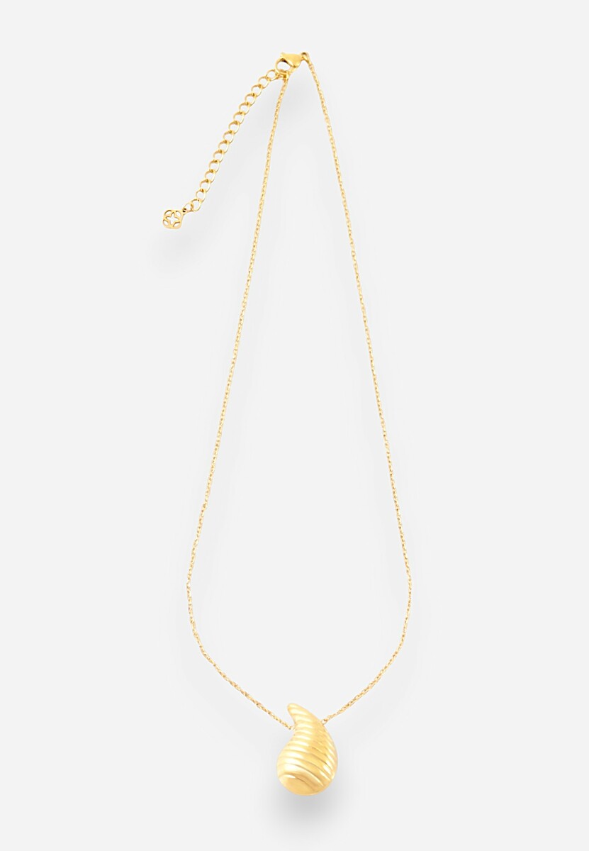 Złoty Naszyjnik Ozdobiony Łezką Malassea