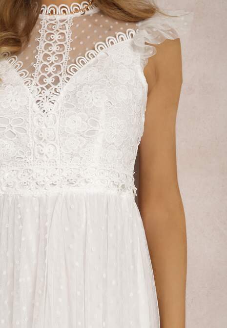 Biała Sukienka Canissa