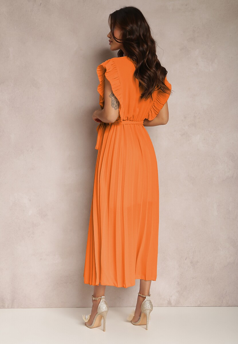 Pomarańczowa Sukienka Ismena