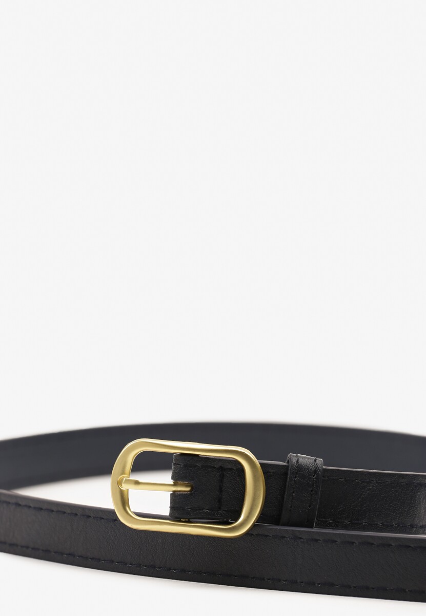 Granatowy Pasek Ozdobiony Klamrą Mevenia