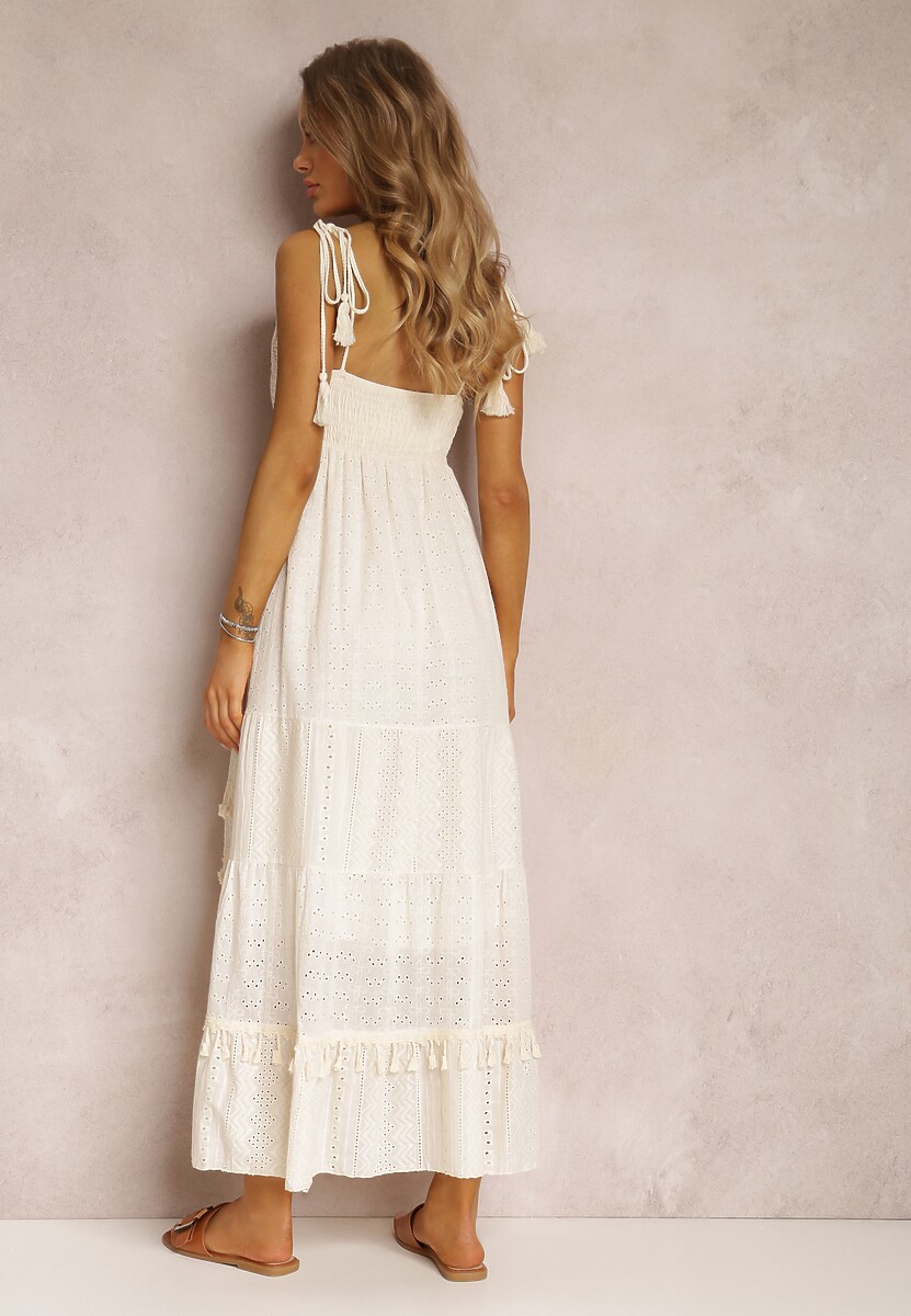 Jasnobeżowa Sukienka Eidameia