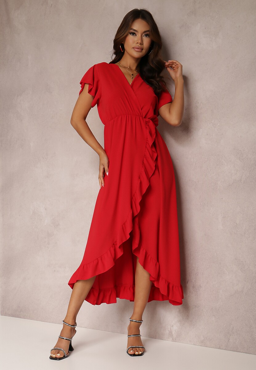 Czerwona Sukienka Morleo