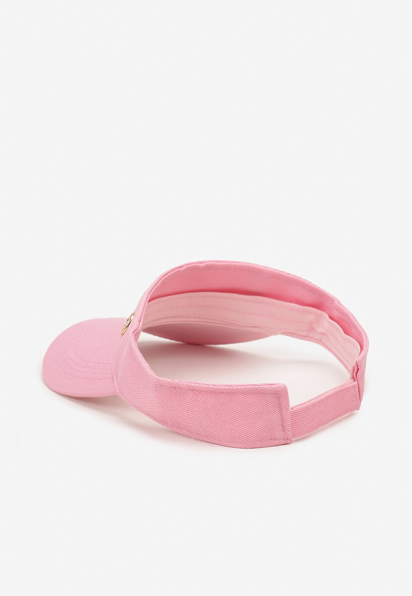 Różowy Kapelusz Daszek na Rzep z Regulacją z Tyłu Chibii