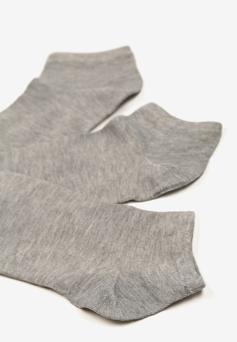 Szare Skarpety z Bawełny 3-Pack Salloren