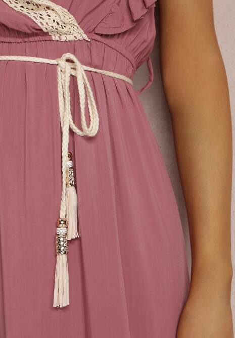 Różowa Sukienka Ampanie