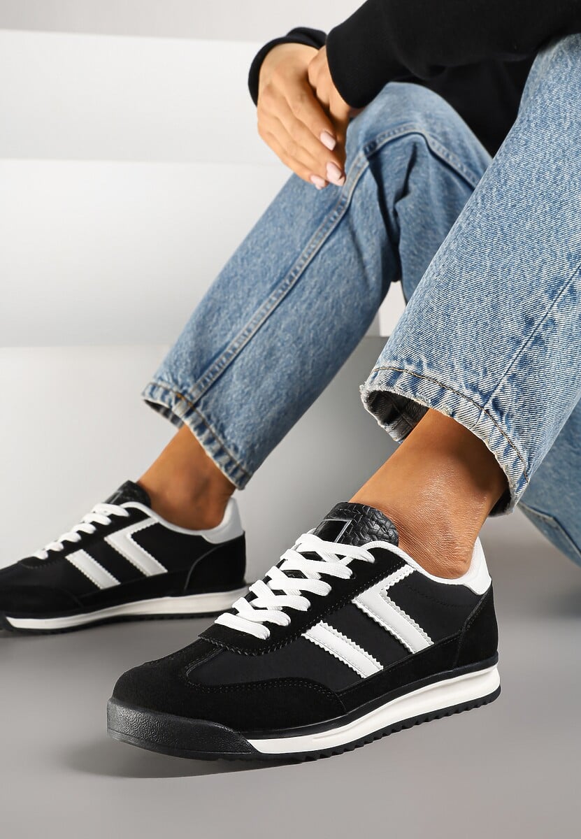 Panterkowe Sneakersy z Geometrycznym Wzorem w Panterkę Eravania