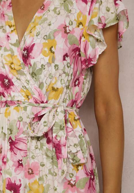 Biało-Różowa Sukienka Arginca