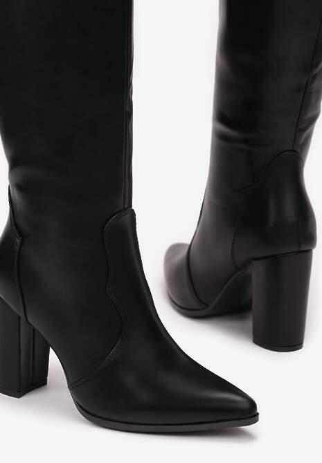 Czarne Kozaki Austad